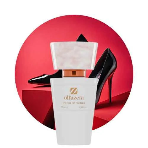 Hoeviane Noir No. 131 inspired by Carolina Herrera Good Girl perfume bottle with gold accents and elegant design.