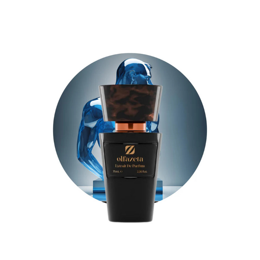 Hoeviane Noir No. 16 inspired by Jean Paul Gaultier Le Male perfume bottle with sleek black and white design.