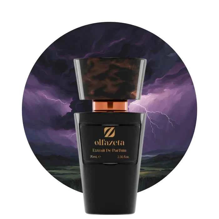 Hoeviane Noir No. 54 inspired by Black Orchid by Tom Ford perfume bottle with elegant black and gold packaging.