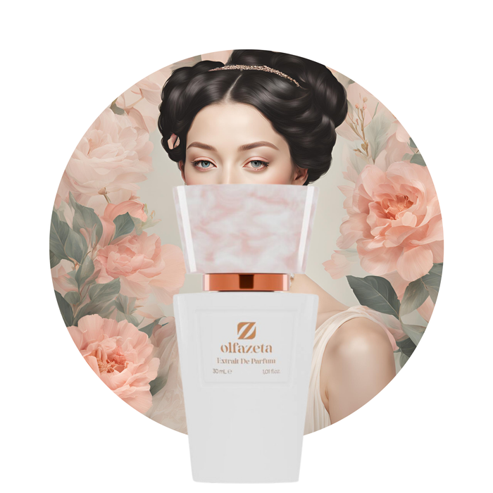 Hoeviane Noir No. 42 inspired by La Vie Est Belle perfume bottle with floral and elegant design.