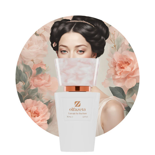 Hoeviane Noir No. 42 inspired by La Vie Est Belle perfume bottle with floral and elegant design.